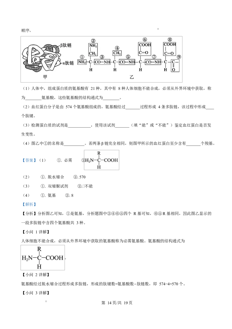 四川省内江市第一中学2025-2026学年高一上学期10月月考生物试题Word版含解析_2025年11月高一试卷_251101四川省内江市第一中学2025-2026学年高一上学期第一次月考（全）(1)