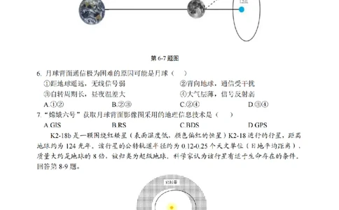 地理卷-2510高一浙江六校_2025年10月高一试卷_251013浙江省六校联盟2025-2026学年高一上学期10月月考_浙江省六校联盟2025-2026学年高一上学期10月月考地理试题（含答案）