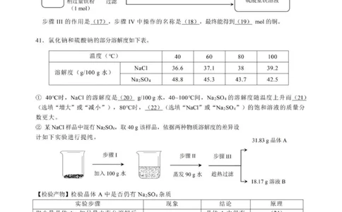 2023年上海长宁区中考二模化学试题_0122026上海中考一模二模真题试卷_2025-2012年_5.上海中考化学一模二模（12-24）_二模_2023年上海市中考化学二模试卷（15份）