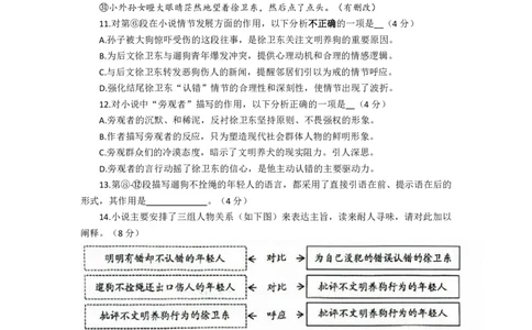 2026届普陀区初三二模语文试卷_0122026上海中考一模二模真题试卷_2026上海二模更新中1_普陀