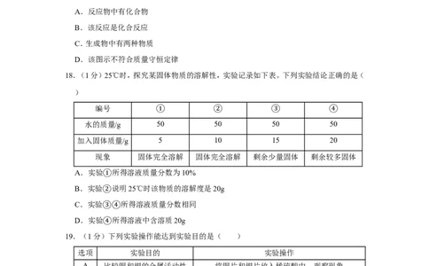 2020年上海市嘉定区中考化学二模试卷_0122026上海中考一模二模真题试卷_2025-2012年_5.上海中考化学一模二模（12-24）_二模_2020年上海市中考化学二模试卷（14份）