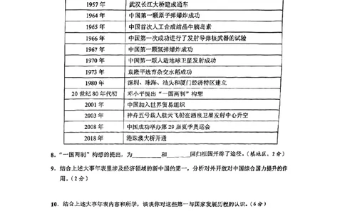 2026届崇明区初三二模历史试卷_0122026上海中考一模二模真题试卷_2026上海二模更新中1_崇明