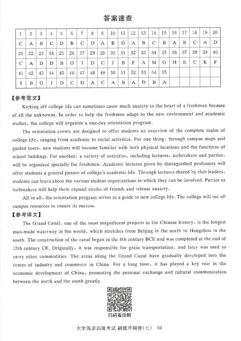 就这样过四级刷题冲刺卷_2025刘晓燕四六级_2025年12月刘晓燕四级全程班_2025年12月刘晓燕四级全程班_00讲义资料_（就这样过英语四级真题+模拟）电子讲义