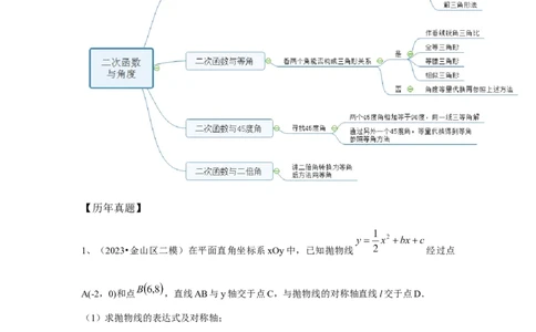 2022-2023年上海各区二模压轴题分类汇编-24题-答案_0122026上海中考一模二模真题试卷_2025-2012年_2.上海中考数学一模二模（12-24）_二模_2024年上海市中考数学二模试卷（15套送三模）