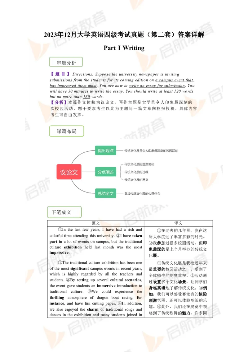 2023.12四级第二套解析_2025刘晓燕四六级_❤️2025年6月四六级新_2025年06月4级VIP全程（自动更新，与分享时间无关）_2025年06月4级VIP全程（自动更新，与分享时间无关）_01.电子讲义