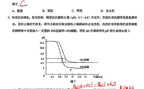 2026上海浦东新初三一模化学试卷（手写答案）_0122026上海中考一模二模真题试卷_2026年上海一模_上海1500初中高中试卷_浦东新区