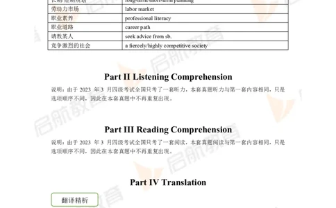 2023.3四级第三套解析_2025刘晓燕四六级_❤️2025年6月四六级新_2025年06月4级VIP全程（自动更新，与分享时间无关）_2025年06月4级VIP全程（自动更新，与分享时间无关）_01.电子讲义