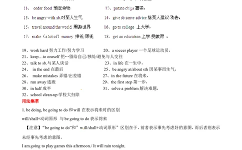 Unit10Ifyougototheparty基础知识手册_最新人教版英语八年级上册_老版（含有参考价值）_07教辅资料+课外拓展人教版初中英语八上（多版本）易提分旗舰店_教学辅助资料_Unit10