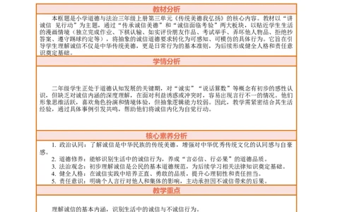 10.2《诚信贵如金&mdash;&mdash;讲诚信见行动》教案设计(1)(1)_26新二年级道法下册（统编版）_版本一_部编版道德与法治2下_2026春新版_第三套-wu_01课件+教案+习题第1套