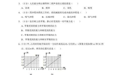 2020年上海市青浦区中考物理二模试卷_0122026上海中考一模二模真题试卷_2025-2012年_4.上海中考物理一模二模（14-24）_二模_2020年上海市中考物理二模试卷（14份）