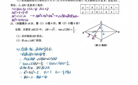 2025青浦区初三一模数学参考答案_0122026上海中考一模二模真题试卷_2025-2012年_6.2025年上海一模_分科目整理（试卷及答案）英语听力音频在这里_数学_答案