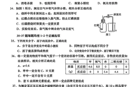 2025虹口区初三一模化学试卷_0122026上海中考一模二模真题试卷_2025-2012年_6.2025年上海一模_分科目整理（试卷及答案）英语听力音频在这里_化学