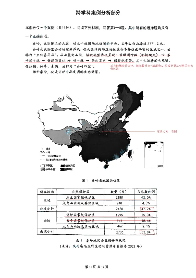 2026嘉定初三一模综合试卷（跨学科部分）解析_0122026上海中考一模二模真题试卷_2026年上海一模_上海1500初中高中试卷_嘉定区