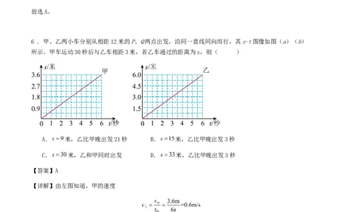 2024年上海市中考物理三模冲刺训练试卷解析_0122026上海中考一模二模真题试卷_2025-2012年_4.上海中考物理一模二模（14-24）_二模_2024年上海市中考物理二模试卷（13份送三模）