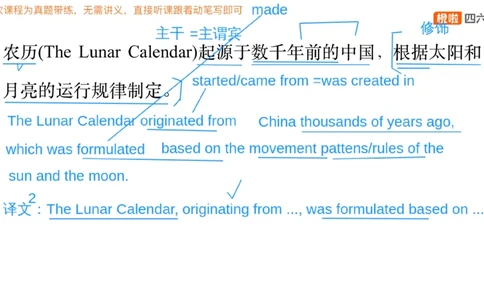 01.翻译24.6第二套_2025刘晓燕四六级_其他机构_0、2025年12月四级_06.橙啦四级全程班石雷鹏_05.Pro班专属｜额外增加_04.翻译真题精讲带刷加练