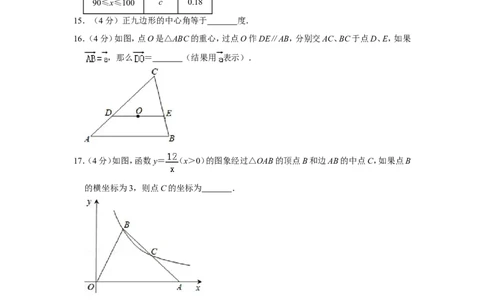 2019年上海市黄浦区中考数学二模试卷（含解析版）_0122026上海中考一模二模真题试卷_2025-2012年_2.上海中考数学一模二模（12-24）_二模_2019年上海市中考数学二模试卷（16份）