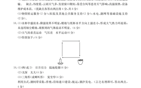 地理答案_2024年11月试卷_1129金太阳广西名校联盟2024-2025学年高一上学期11月期中教学质量检测_广西名校联盟2024-2025学年高一上学期11月期中阶段性考试地理试题含答案