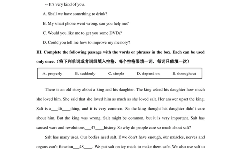 上海市长宁区2019届九年级上学期期末（一模）质量监控英语试题（PDF版）_0122026上海中考一模二模真题试卷_2025-2012年_3.上海中考英语一模二模（12-24）_一模_PDF版