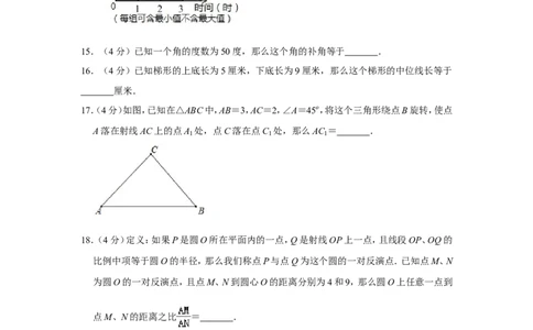2019年上海市浦东新区中考数学二模试卷（含解析版）_0122026上海中考一模二模真题试卷_2025-2012年_2.上海中考数学一模二模（12-24）_二模_2019年上海市中考数学二模试卷（16份）