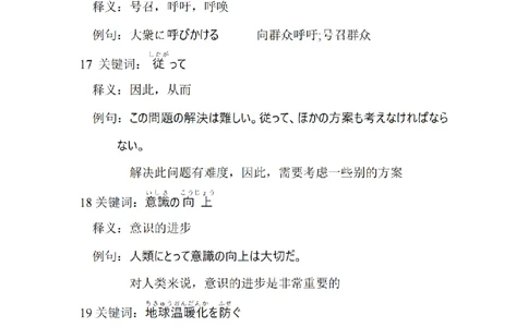 203考研日语--常用词汇库环境保护类（OCR）_203考研（日语）历年真题资料_203日语-复习资料_05-203考研日语作文_203考研日语-作文常用单词分类