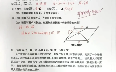 2026上海闵行初三一模数学试卷（手写答案）_0122026上海中考一模二模真题试卷_2026年上海一模_上海1500初中高中试卷_闵行区