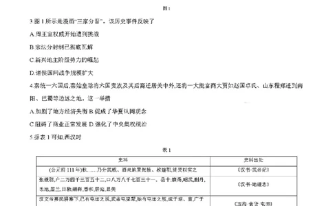 四川省2025-2026学年高一上学期11月期中联考历史试卷含答案_2025年12月高一试卷_251202金太阳&middot;四川省2025-2026学年高一上学期11月联考（26-85A）（全）