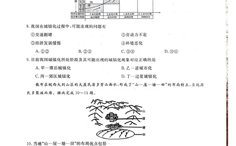 地理试卷_2025年04月试卷_0413甘肃省定西市岷县第一中学2024-2025学年高一下学期4月月考_甘肃省定西市岷县第一中学2024-2025学年高一下学期4月月考地理试题（PDF版，含答案）