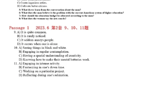 02.听力带练2（23年6月第2套）_2025刘晓燕四六级_其他机构_0、2025年12月六级_01.启航六级全程班马天艺_04.真题带练_03.听力