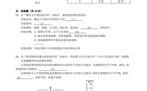 上海市闸北区2016届九年级上学期期末(一模）质量调研物理试题及答案（PDF版）_0122026上海中考一模二模真题试卷_2025-2012年_4.上海中考物理一模二模（14-24）_一模_赠PDF版