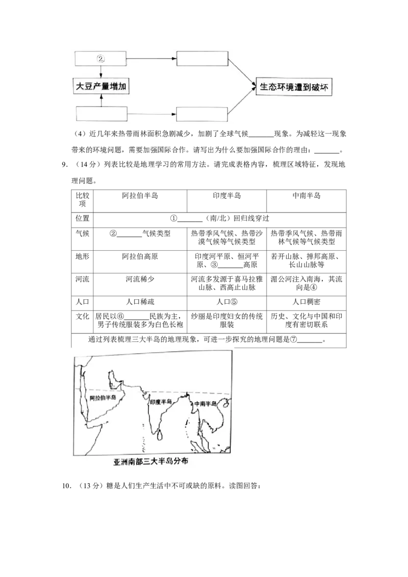2021年上海市中考地理真题（空白卷）_0122026上海中考一模二模真题试卷_2026年上海一模_上海1500初中高中试卷_初中_上海市历年中考真题_上海市历年中考真题_地理历年中考真题