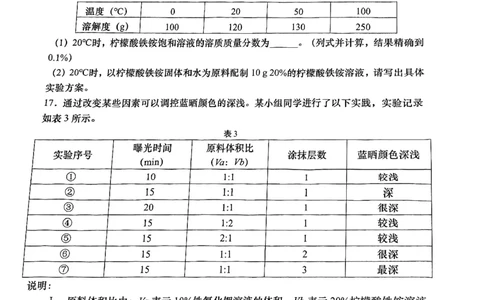 2026届青浦区初三二模综合试卷（化学部分）_0122026上海中考一模二模真题试卷_2026上海二模更新中1_青浦