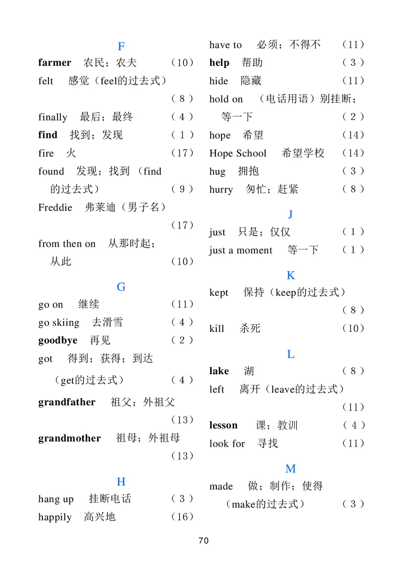 义务教育教科书&middot;英语（一年级起点）六年级下册_电子课本_小学电子课本_03英语_冀教版（一年级起点）