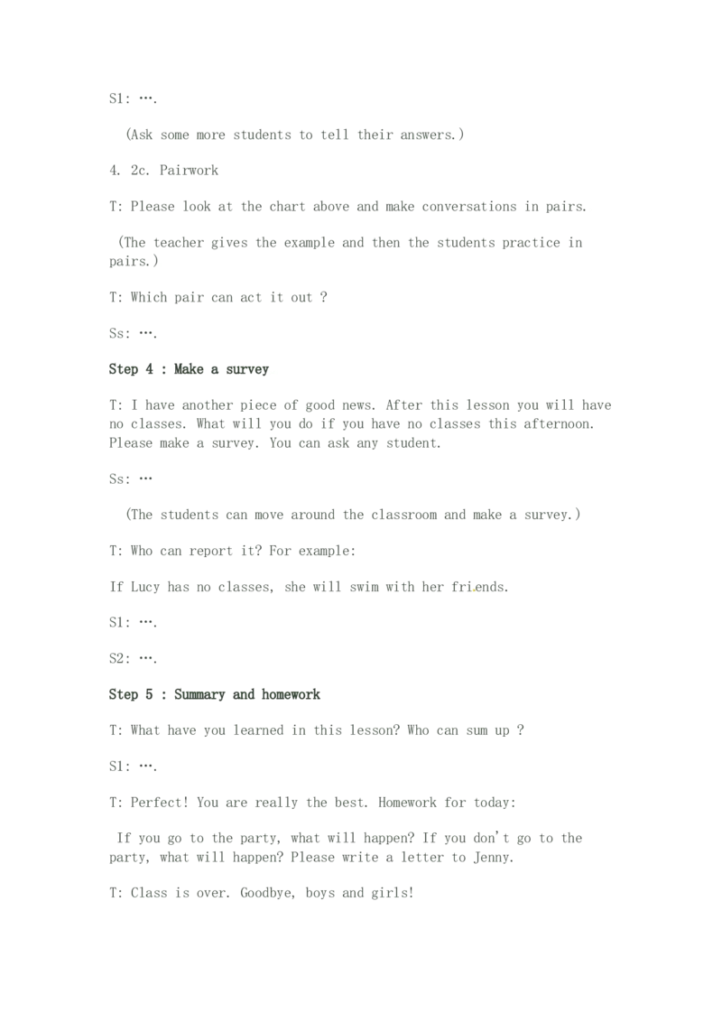 八年级英语上册教案：unit10_最新人教版英语八年级上册_老版（含有参考价值）_01教案人教版初中英语八上（多版本）易提分旗舰店_精品教案（多选择）