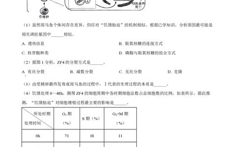 精品解析：上海交通大学附属中学2022-2023学年高一下学期期末生物试题（原卷版）_0122026上海中考一模二模真题试卷_2026年上海一模_上海1500初中高中试卷_高中_高一_下学期_3：期末