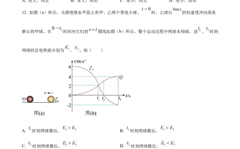 精品解析：2023届上海市浦东新区高三上学期一模物理试题（原卷版）_0122026上海中考一模二模真题试卷_2026年上海一模_上海1500初中高中试卷_高中_高三_模拟卷_物理