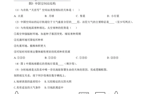 精品解析：上海市复旦大学附属中学2022-2023学年高一下学期期末地理试题（原卷版）_0122026上海中考一模二模真题试卷_2026年上海一模_上海1500初中高中试卷_高中_高一_下学期_3：期末