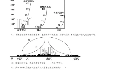 精品解析：上海市复旦大学附属中学2022-2023学年高一下学期期末地理试题（原卷版）_0122026上海中考一模二模真题试卷_2026年上海一模_上海1500初中高中试卷_高中_高一_下学期_3：期末