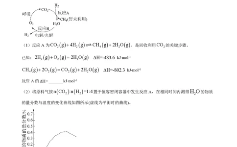 精品解析：上海交通大学附属中学2022-2023学年高二下学期开学摸底考化学试题（原卷版）_0122026上海中考一模二模真题试卷_2026年上海一模_上海1500初中高中试卷_高中_高二_下学期