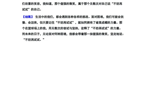 作文&ldquo;不放再试试&rdquo;审题立意及范文_0122026上海中考一模二模真题试卷_2025-2012年_1.上海中考语文一模二模（14-24）_二模_2024年上海市中考语文二模试卷（16区）