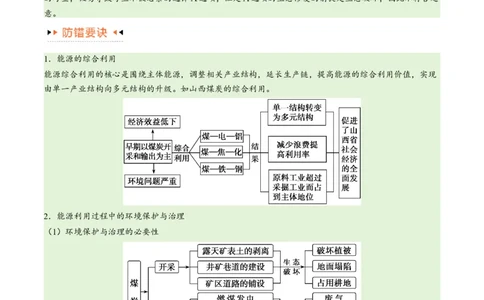 专题12区域资源开发与资源安全提分突破（4大易错）-备战2024年高考地理考试易错题（全国通用）（解析版）_新高考复习资料_2024年新高考复习资料_专项复习资料_教师版（含答案解析）