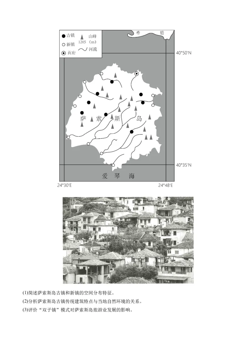 专题08微专题人口问题、传统文化和民居、城市群（讲义）（原卷版）_新高考复习资料_2024年新高考复习资料_二轮复习资料_2024年高考地理二轮复习讲练测（新教材新高考）_配套讲义