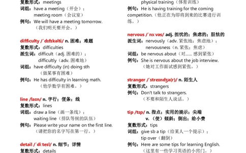 八上Unit8单词批注_加水印_最新人教版英语八年级上册_新版_初中英语8上新更新第三套可选择_07课堂笔记_单词批注