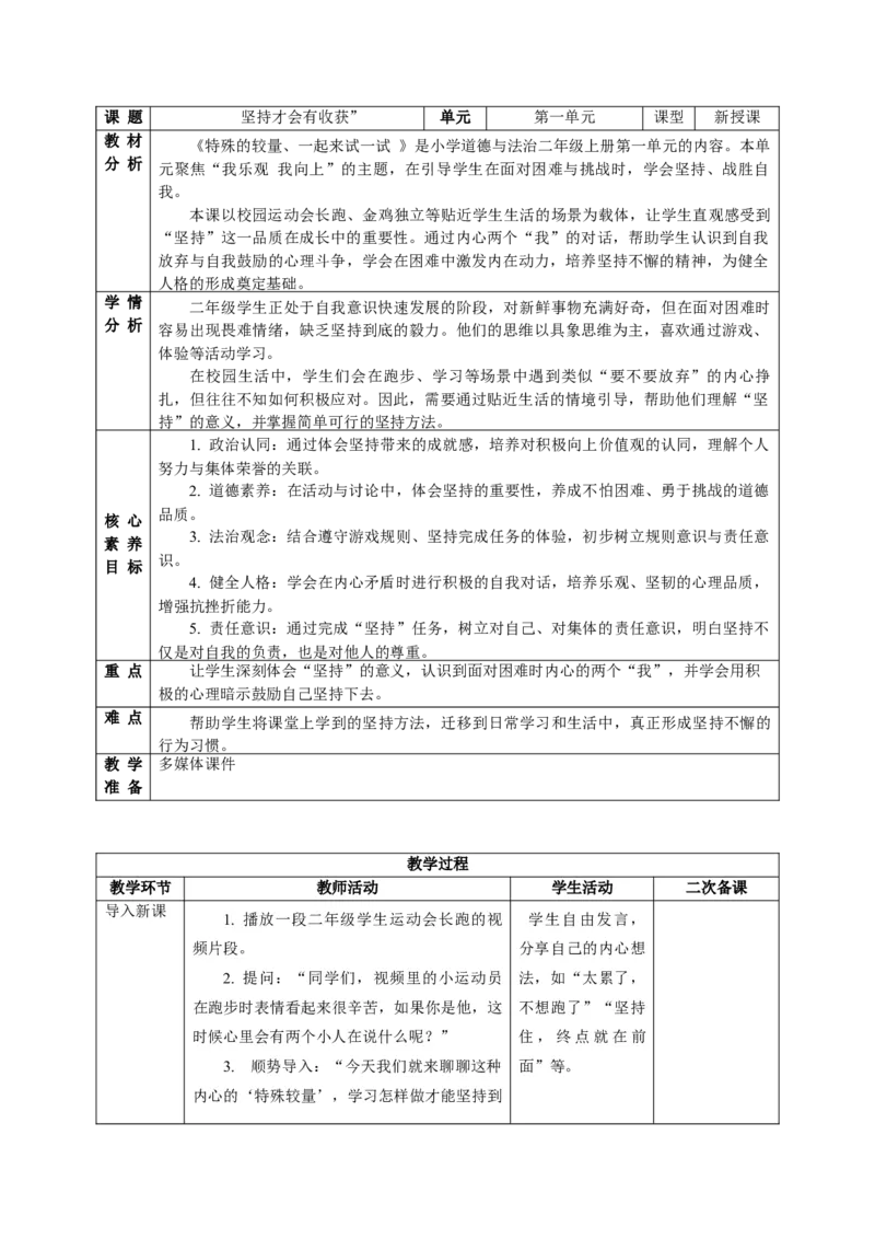 26年春季道德与法治二年级下册（32课时）教案+二次备课+教学反思(1)_26新二年级道法下册（统编版）_版本一_部编版道德与法治2下_2026春新版