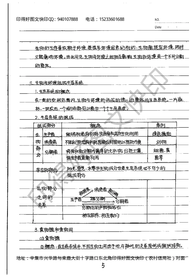 中考状元笔记生物_初中资料