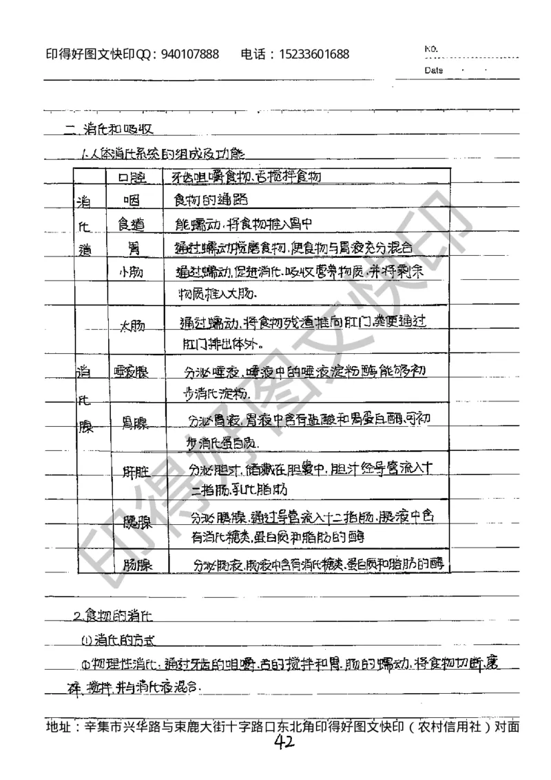 中考状元笔记生物_初中资料