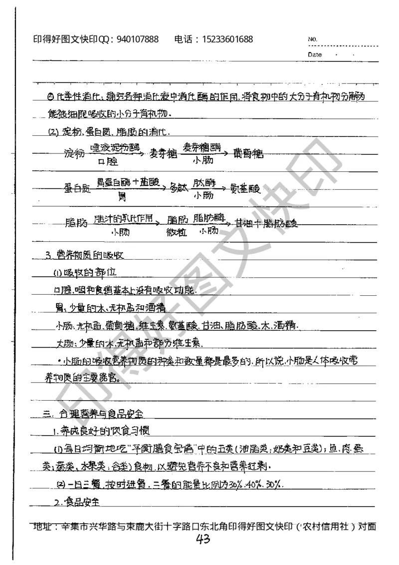 中考状元笔记生物_初中资料