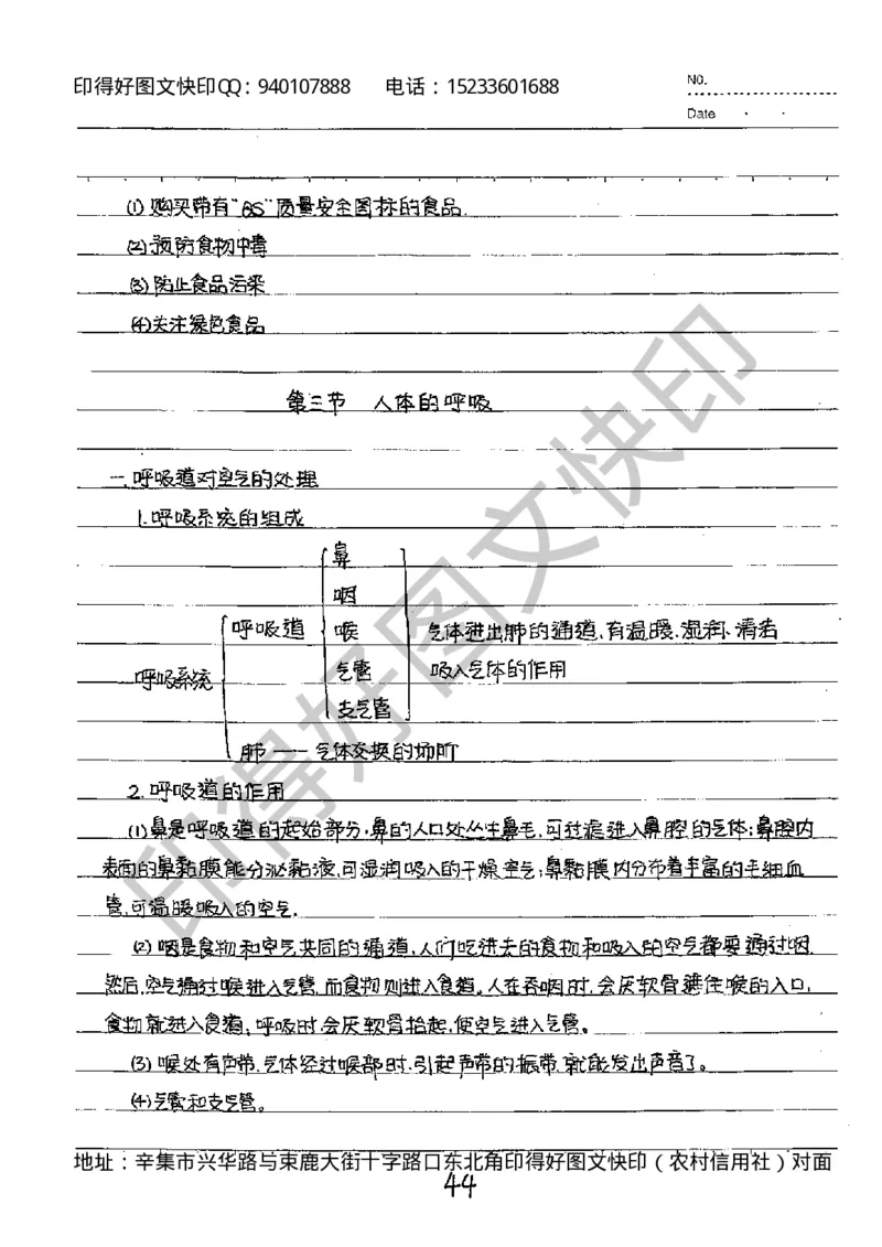 中考状元笔记生物_初中资料