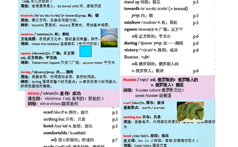 八上Unit1单词批注_最新人教版英语八年级上册_新版_初中英语8上新更新第三套可选择_09单词批注