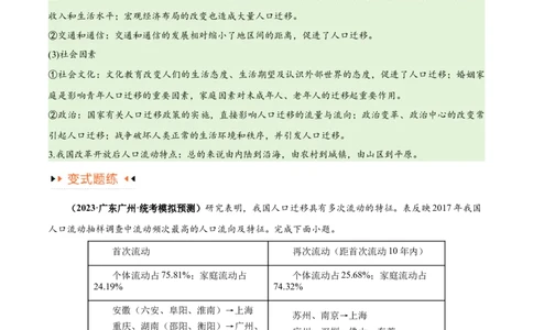 专题07人口与城市易错突破（6大易错）-备战2024年高考地理考试易错题（全国通用）（原卷版）_新高考复习资料_2024年新高考复习资料_专项复习资料