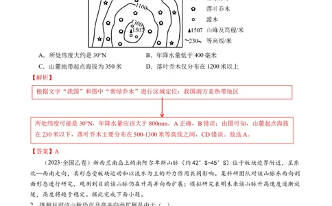 专题01区域定位与区域特征（讲义）（解析版）_新高考复习资料_2024年新高考复习资料_二轮复习资料_2024年高考地理二轮复习讲练测（新教材新高考）_配套讲义_教师版（含答案解析）